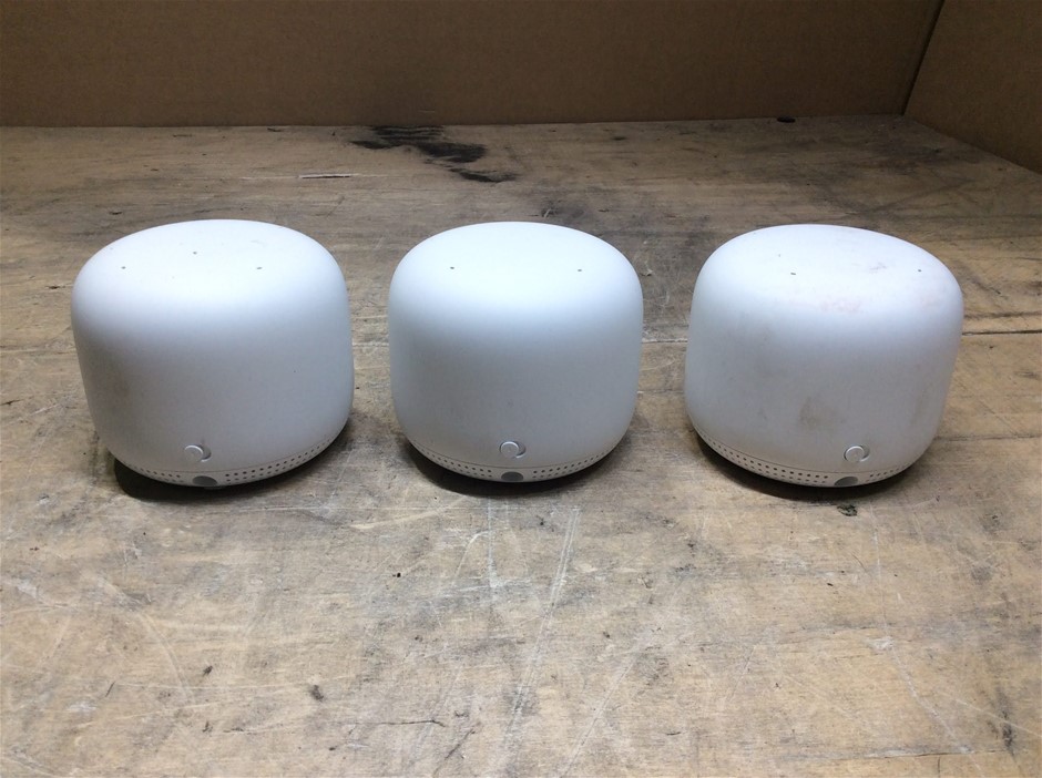 Google Nest Wifi H2E Wireless Router (Lot of 3)