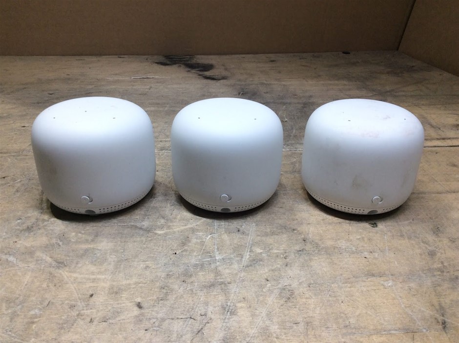 Google Nest Wifi H2E Wireless Router (Lot of 3)
