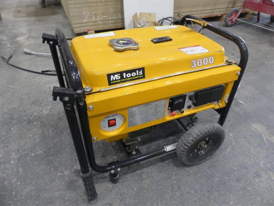 MS TOOLS 3000 3.5 HP Petrol Generator (Mobile)