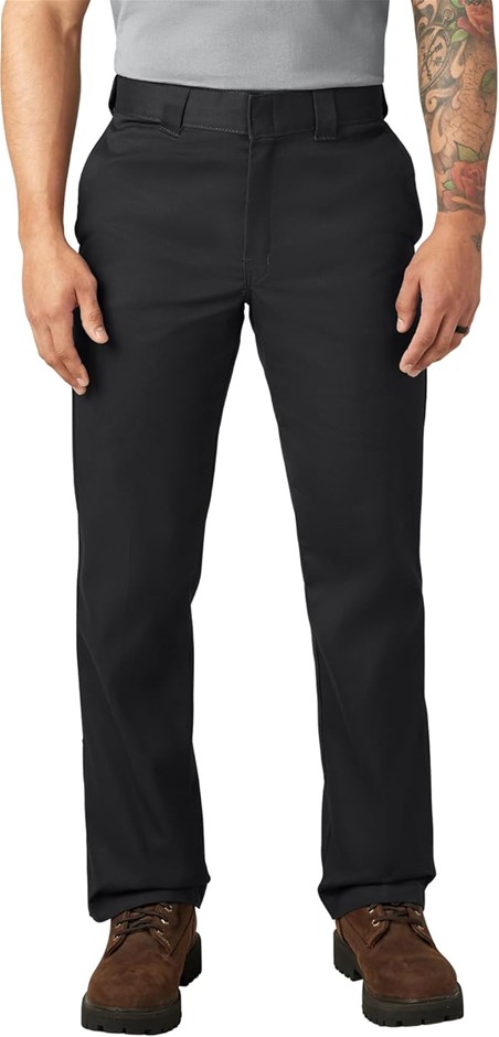 DICKIES Men's Flex Work Pant, 36W x 34L, Black, 874FBK. Buyers Note - Disc