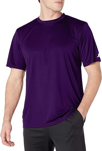 2 x RUSSELL ATHLETIC Men's Performance T-Shirt, Small, Purple, 629X2M. Buy