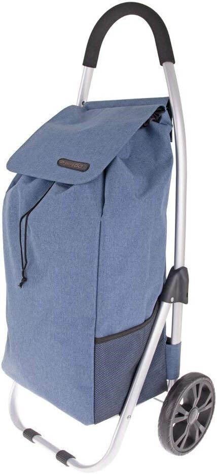 SACHI 'Urban' Aluminium Shopping Trolley - Steel Blue NB: no packaging
