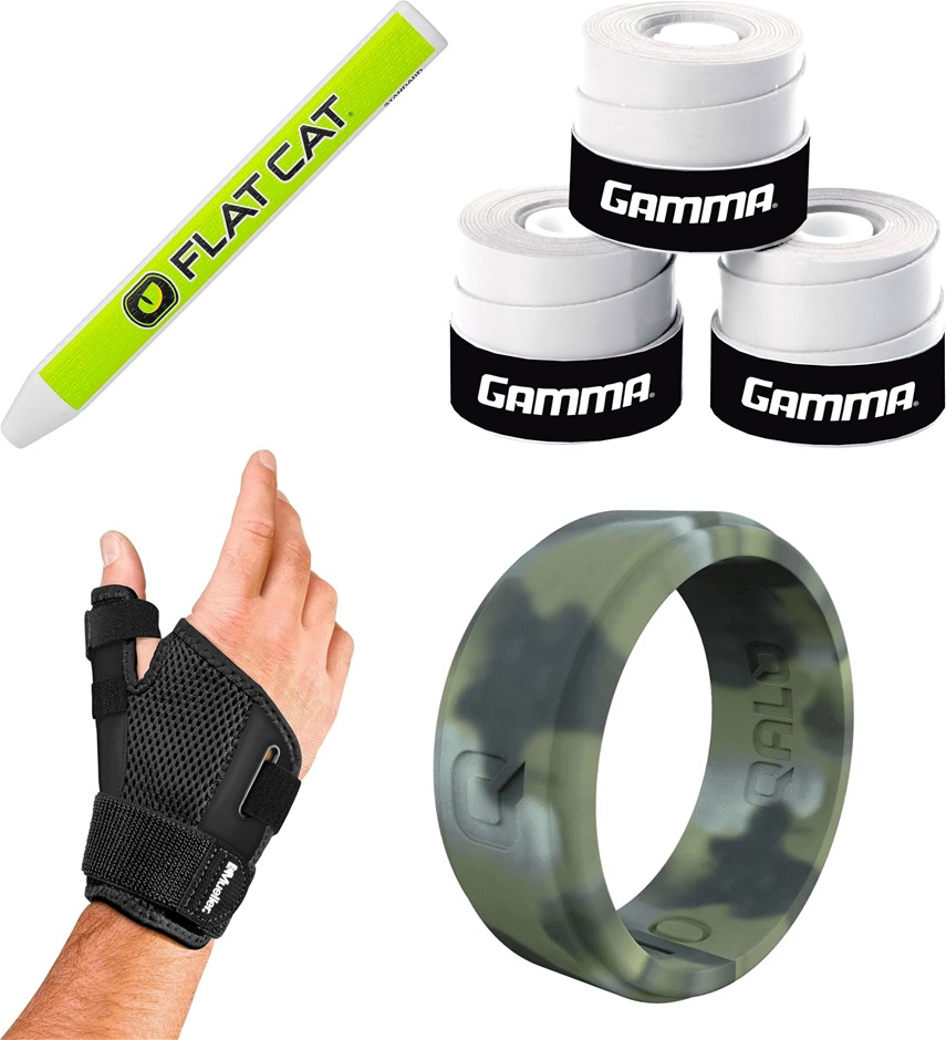 SPORTS Bundle: MUELLER Reversible Thumb Stabilizer, GAMMA Sports Supreme Ov