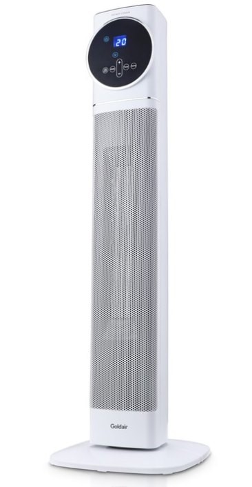 Goldair 2200W Ceramic Tower Heater NB: minor use, cosmetic damage