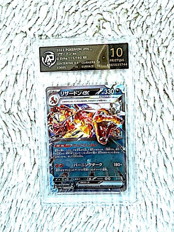 Pristine 10 Charizard Ex Japanese Obsidian Flames Collectible