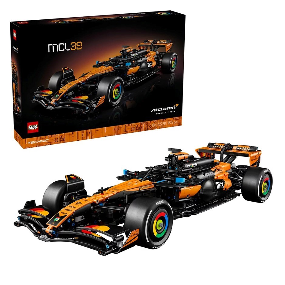 LEGO Technic McLaren MCL39 F1 Car 42228. NB: Not in original packaging, par