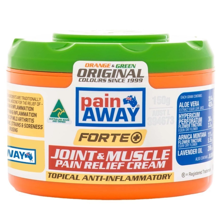 2 x PAIN AWAY Joint & Muscle Pain Relief Cream, 150g.