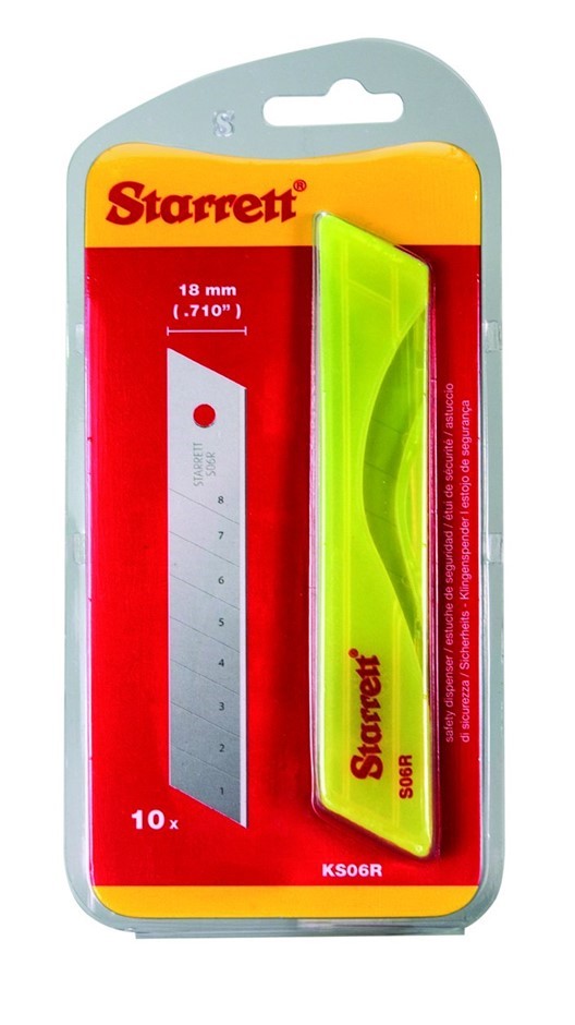 0017-5062698 · 3 Pack of 10 x STARRETT Large Replacemment Break-Away Utility Knife Blade D