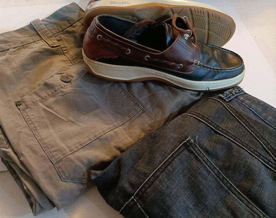 Quality Men's Shoes and Jeans. Used