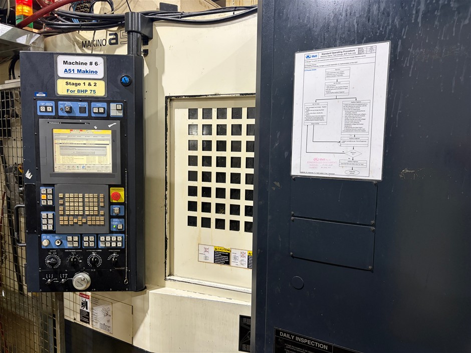 2009 Makino A51 Horizontal Machining Centre - M6