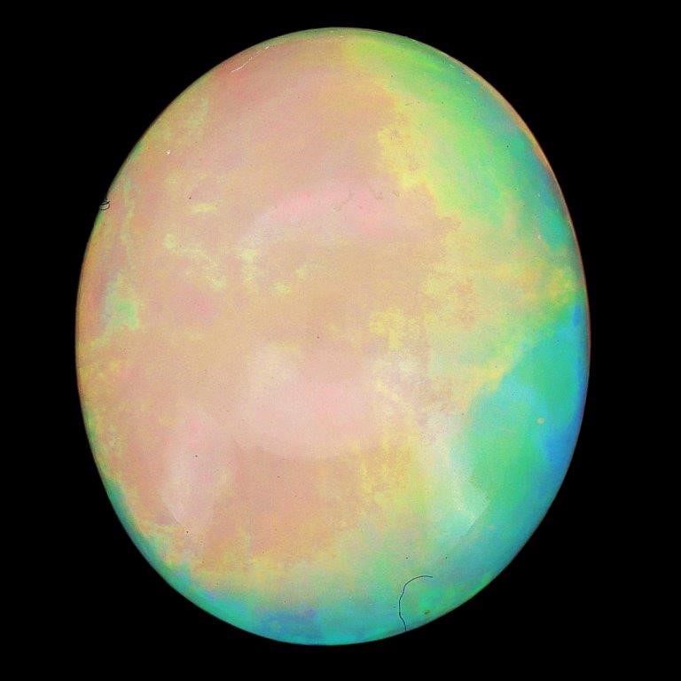 4.75 Carats White Color-Play Opal