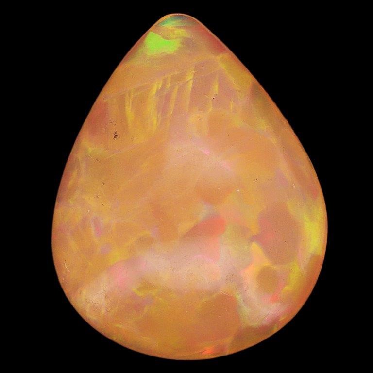 3.64 Carats White Color-Play Opal