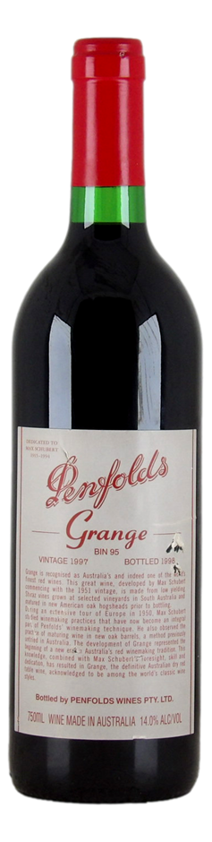 Penfolds Bin 95 Grange 1997 (1x 750mL), SA.