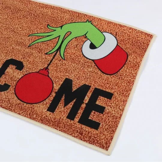 Welcome the Holidays with 1pc Christmas Welcome Merry Christmas Grinch Door
