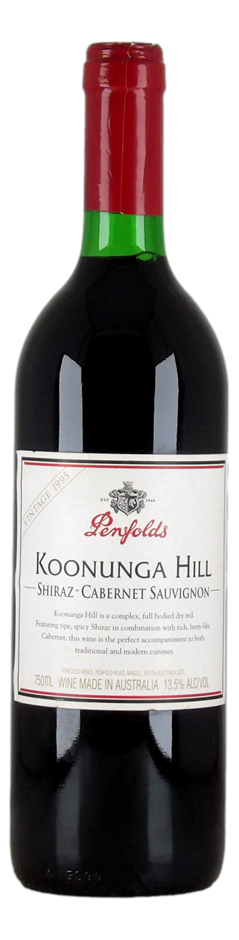 Penfolds Koonunga Hill Shiraz Cab Sau 1995 (1x 750mL) SA