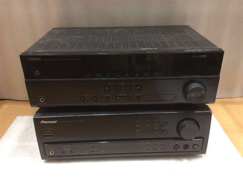 Yamaha HTR-2071 AV Receiver + Pioneer SX-255R Stereo Receiver