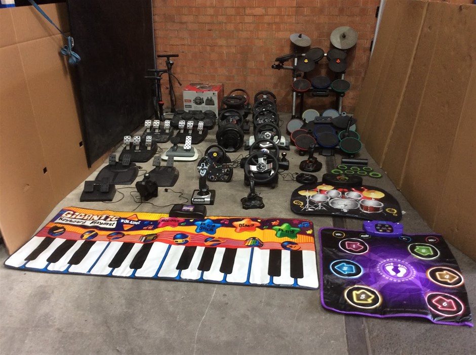 Gaming Accessories (Racing Wheels, Joysticks & Electronic Drum Kits)