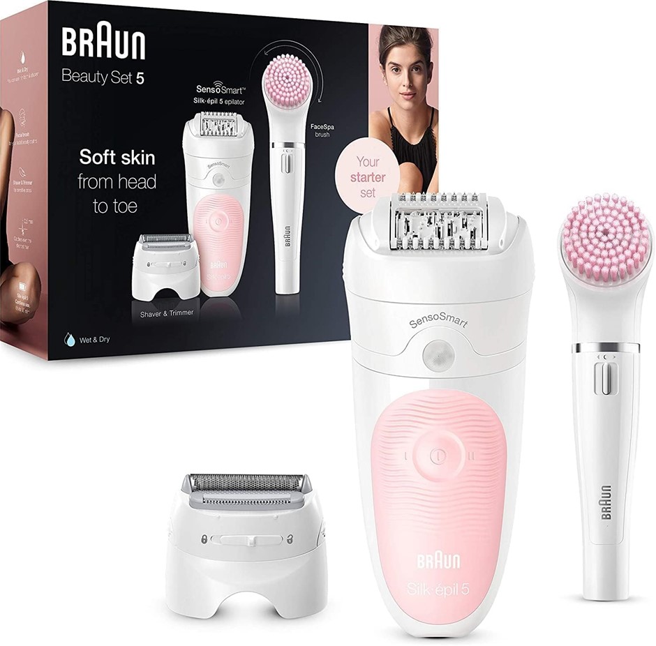 BRAUN Silk-épil 5 Beauty Set, Women's Epilator for Hair Removal