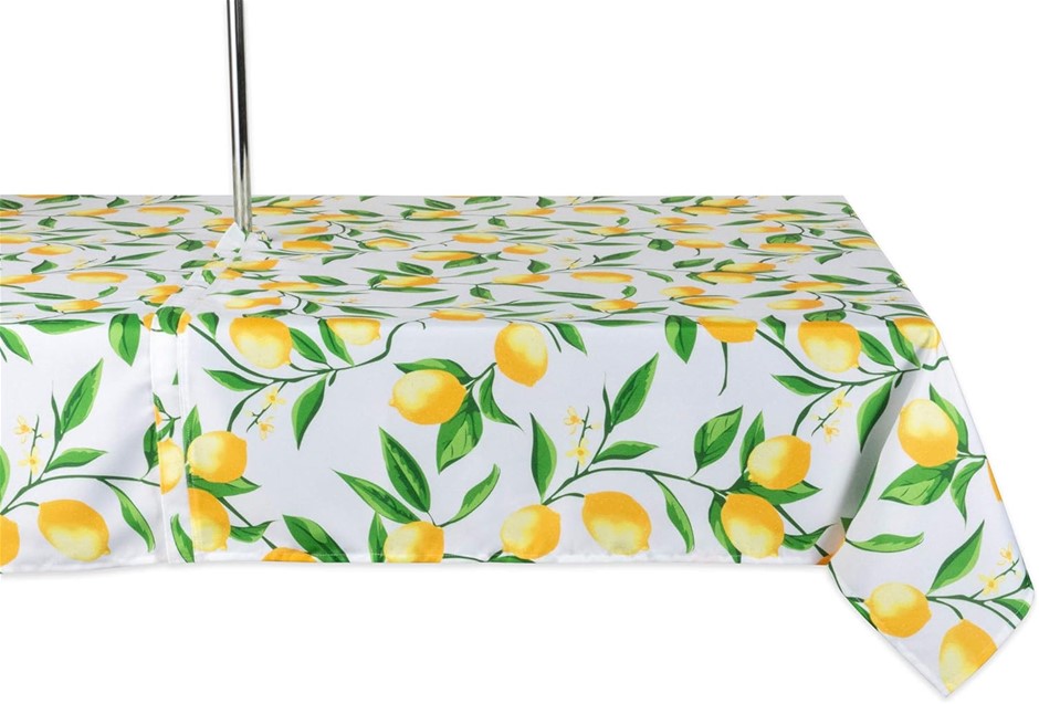 DII Lemon Bliss Outdoor Tabletop, Collection Stain Resistant & Waterproof,