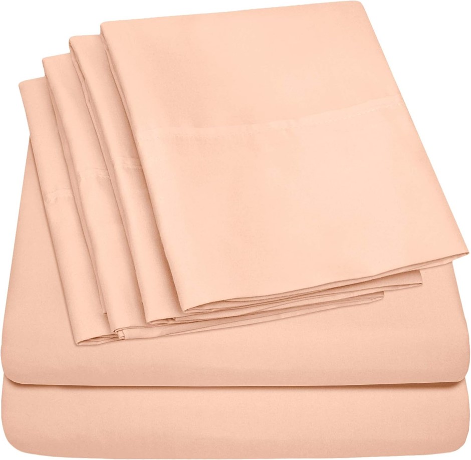 SWEET HOME COLLECTION King Size Bed Sheets-6 Piece 1500 Supreme Collection.