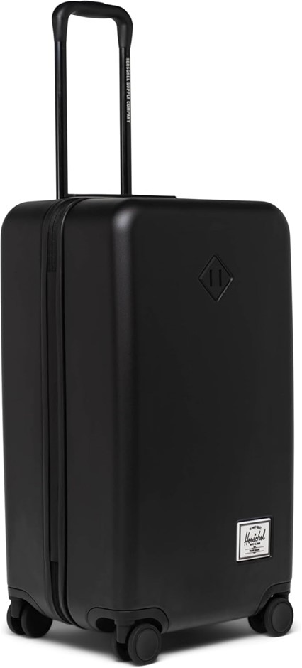 HERSCHEL SUPPLY CO Unisex Heritage Hardshell Luggage, Black, Medium, 27 inc