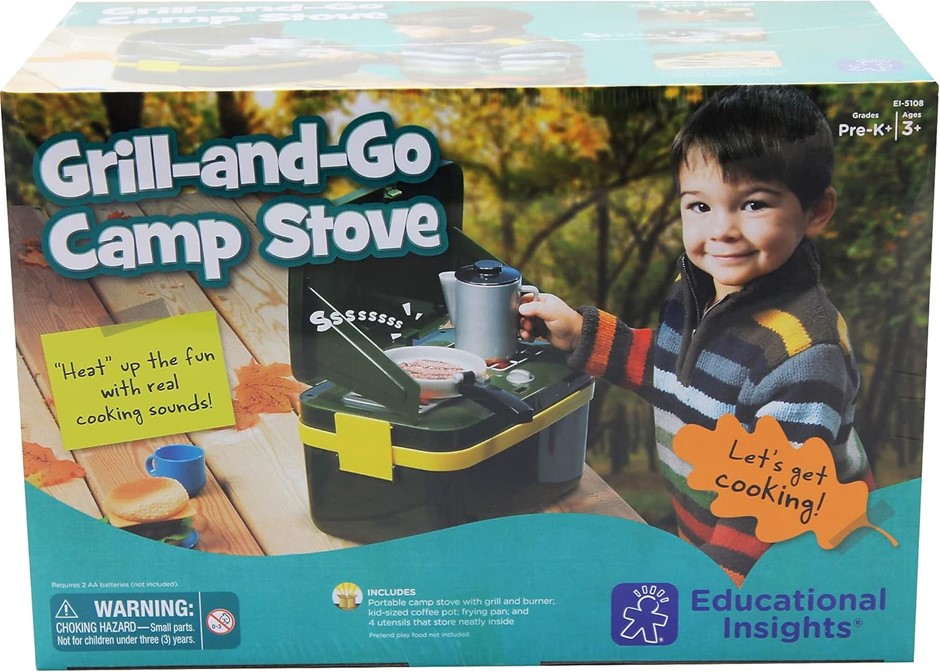 EDUCATIONAL INSIGHTS Grill-and-Go Camp Stove. NB: New.