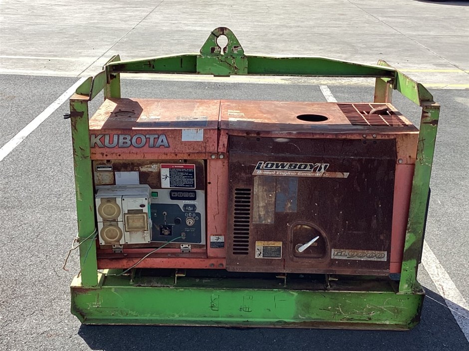 <p>Kubota Lowboy II GL9000 Generator</p>