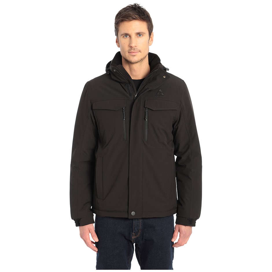GERRY Men's Nimbus Tech Jacket, Size M, Polyester/ Elastane, Black.