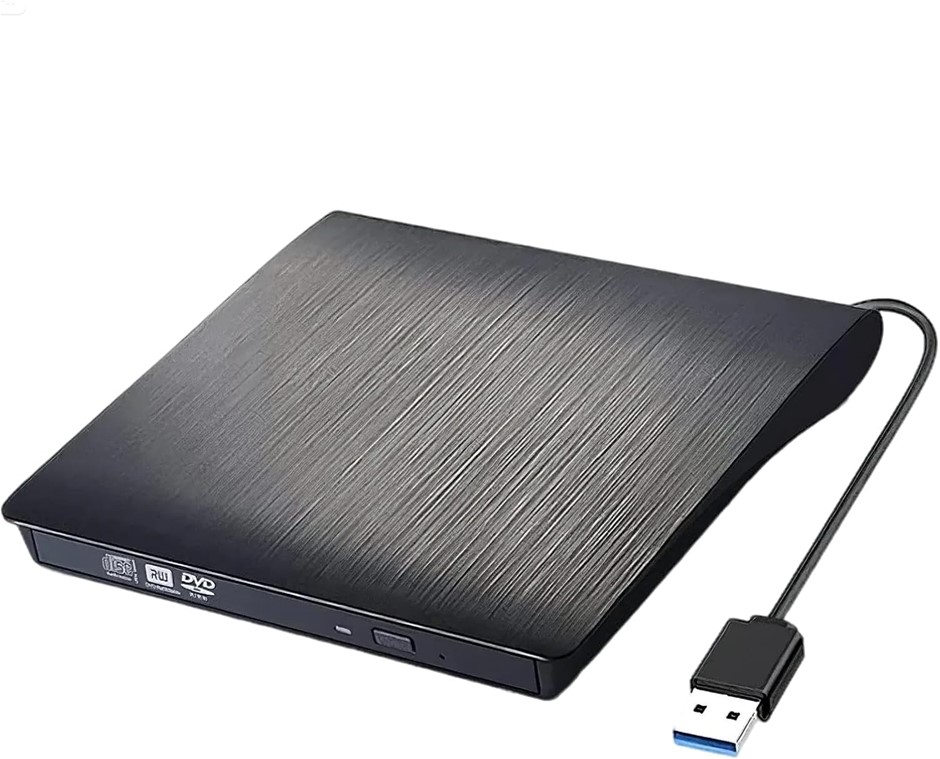 External CD DVD Drive USB 3.0 Portable Slim DVD/CD ROM +/-RW Optical Drive