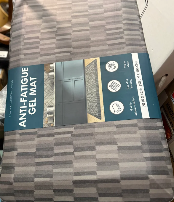 Town & Country Living Comfort Gel Kitchen Mat, 20" x 42", Camo.