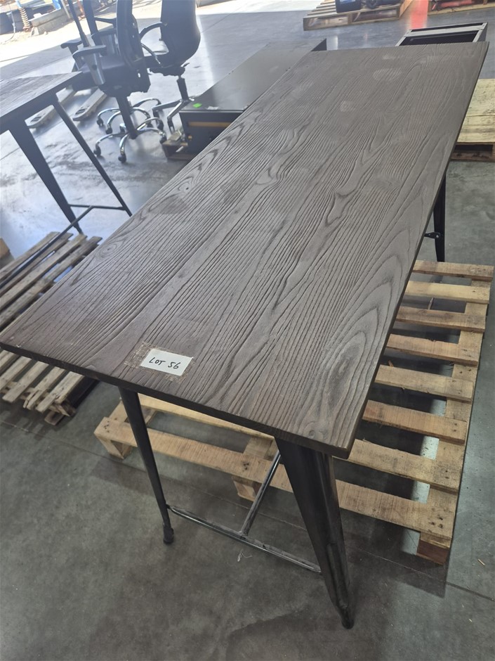 1 Solid Timber High Table