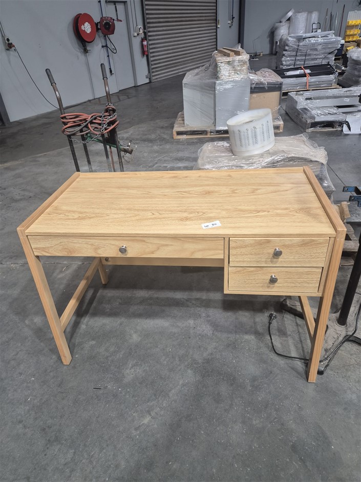 1 Students Desk Oak Blondwood