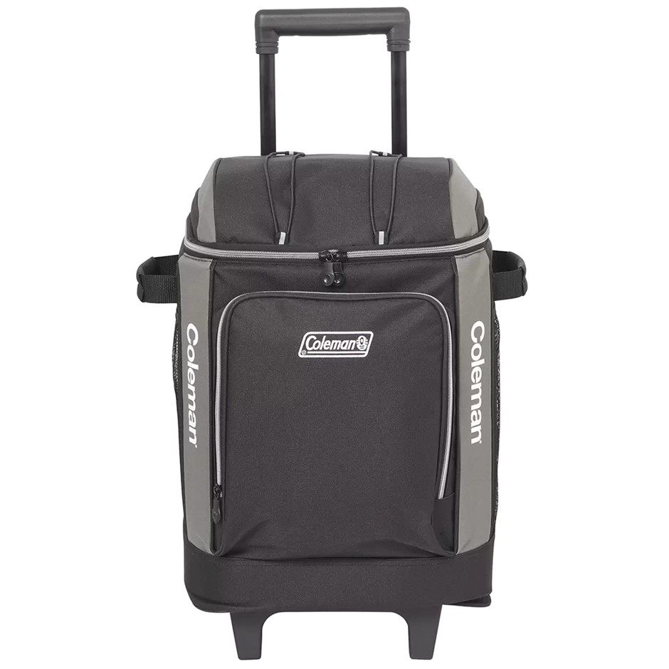 COLEMAN 42 Can Wheeled Soft Cooler. NB: Minor use, not in original packagin