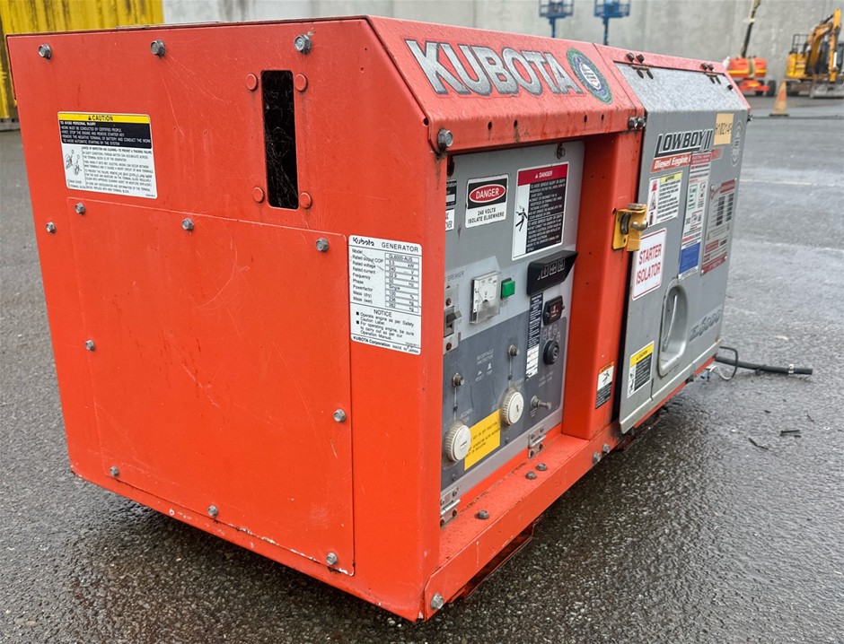 Kubota GL6000 Generator - Diesel - 6.0kva - Burleigh Heads