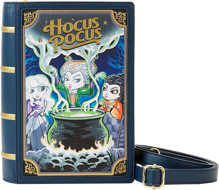 LOUNGEFLY Disney Hocus Pocus Book Crossbody Purse