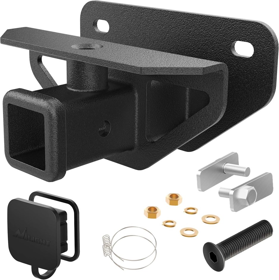 NILIGHT 2 Inch Rear Trailer Hitch Receiver Class 3 Tow Towing Hitch & Cover
