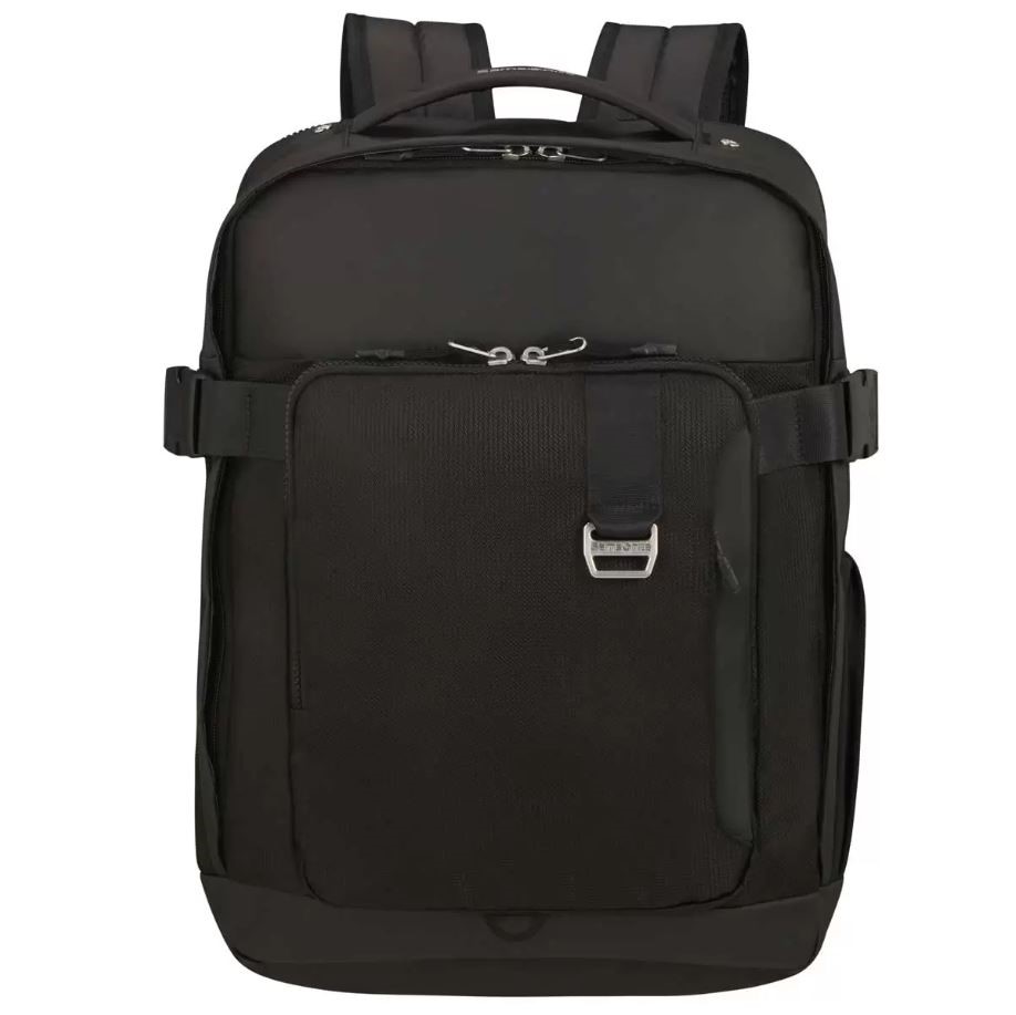SAMSONITE Midtown laptop Backpack, Black. NB: 1 x bag has minor tear & 1 x