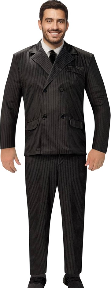 Gomez Addams Costume for Adults, Wednesday (Netflix), Large, 702641.