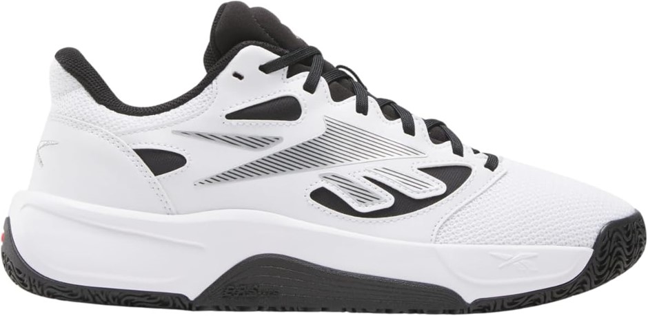 REEBOK Unisex Engine LT Sneaker, US13M/14.5W/EU47, White/Black/Energy Red,