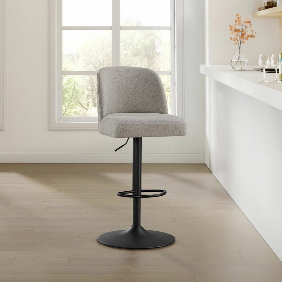 BAYSIDE FURNISHINGS Gas-Lift Bar Stool. N.B: Retail return.