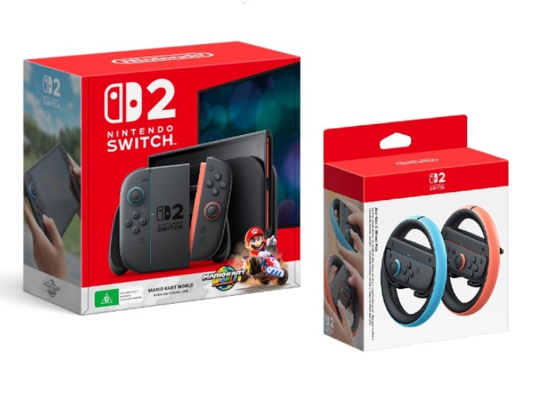 NINTENDO Switch 2 And Mario Kart World Bundle. NB: Minor use & game code us