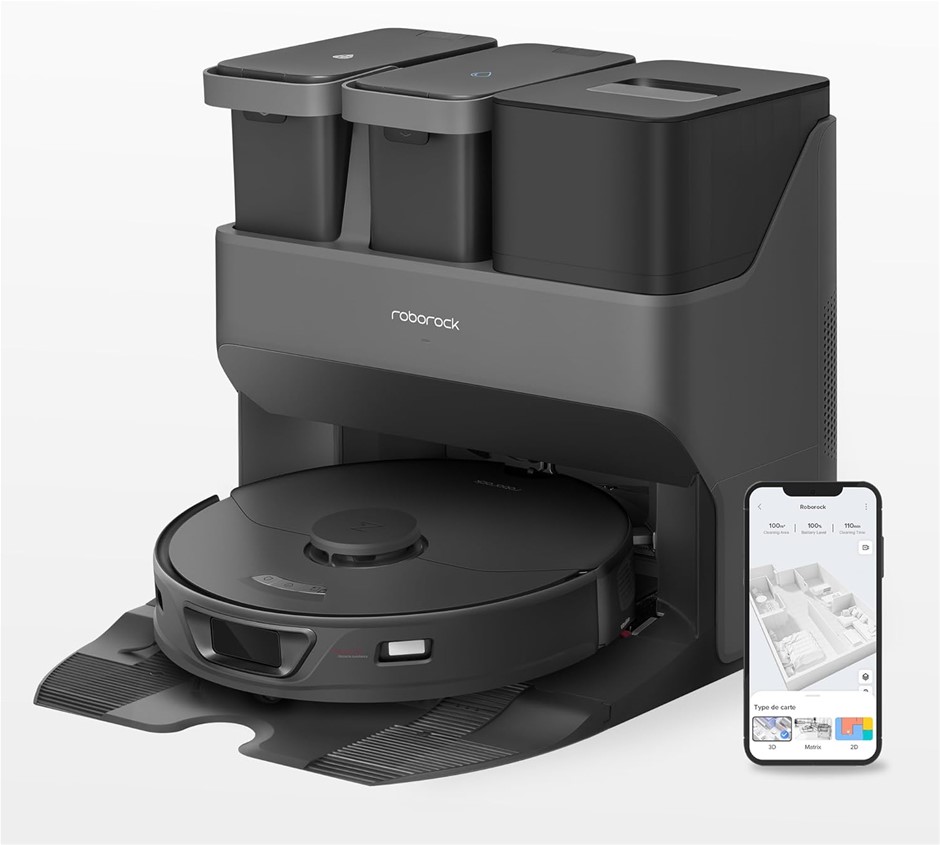 Roborock S7 Max Ultra Robot Vacuum and Vibrating Mop with Multifunctional D