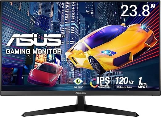 ASUS VY249HGR Eye Care Gaming Monitor, 24-Inch (23.8-Inch viewable), IPS, F