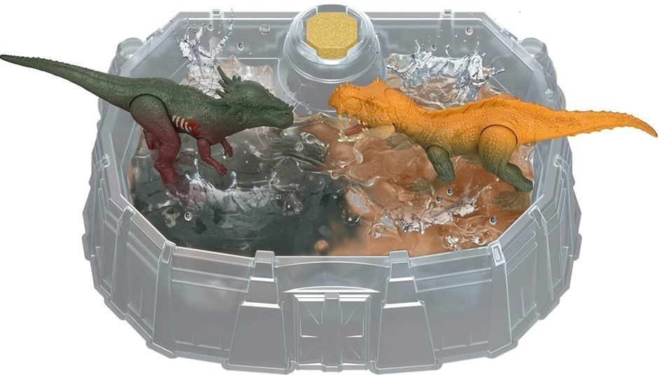 0134-3140657 · MATTEL Jurassic World Dino Reveal Dinosaur 2-Pack of Toys with Battle Arena