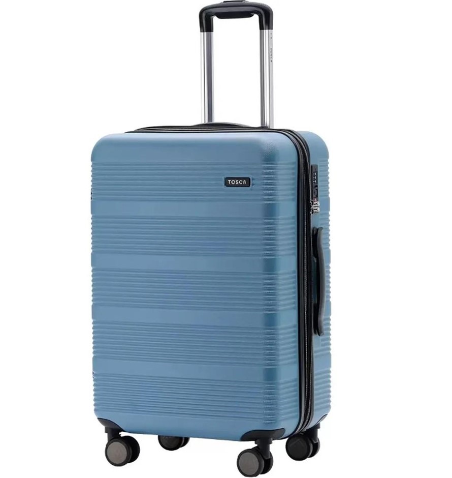 TOSCA Cosmic Luggage 67cm Lightweight Case, Carry-On, Blue Mirage