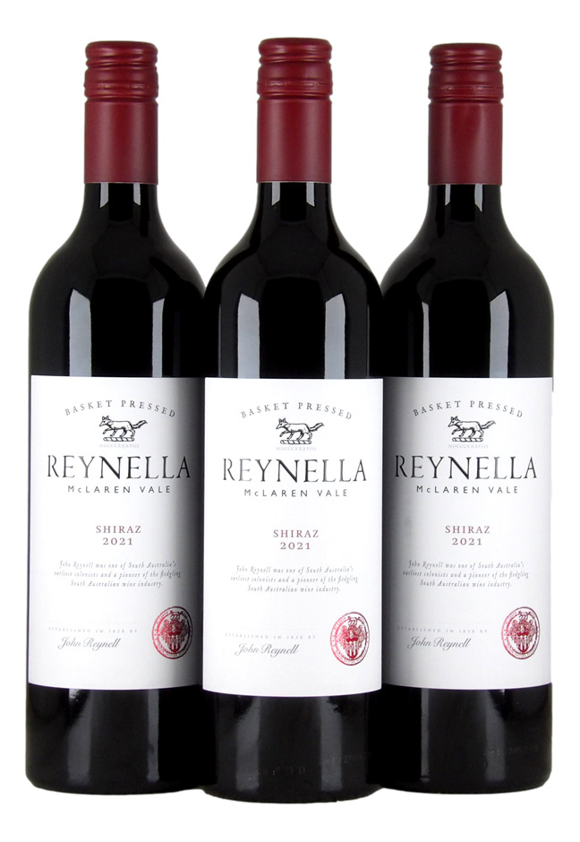 Reynella Basket Pressed Shiraz 2021 (3x 750mL) McLaren Vale