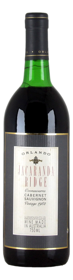Orlando Jacaranda Ridge Cabernet Sauvignon 1982 (1x 750mL) Coonawarra