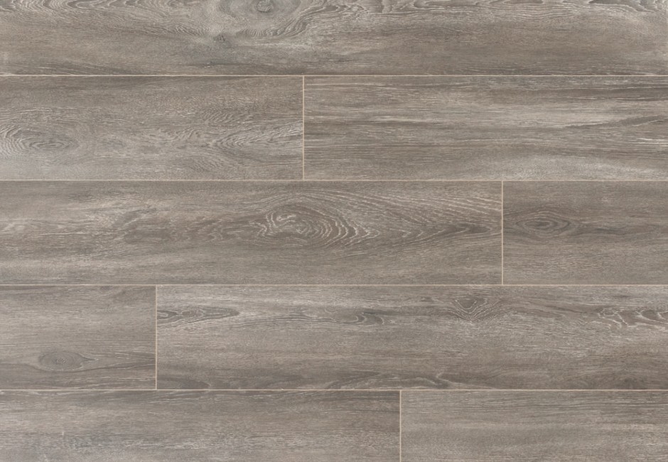 149 m2 of Dark Grey Laminate Cadenza Flooring with Click System Joint</p