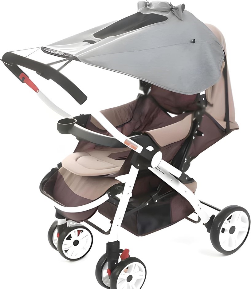 SAMiGO UPF50+ UV Protection Universal Baby Stroller Sun Shade, Breathable &