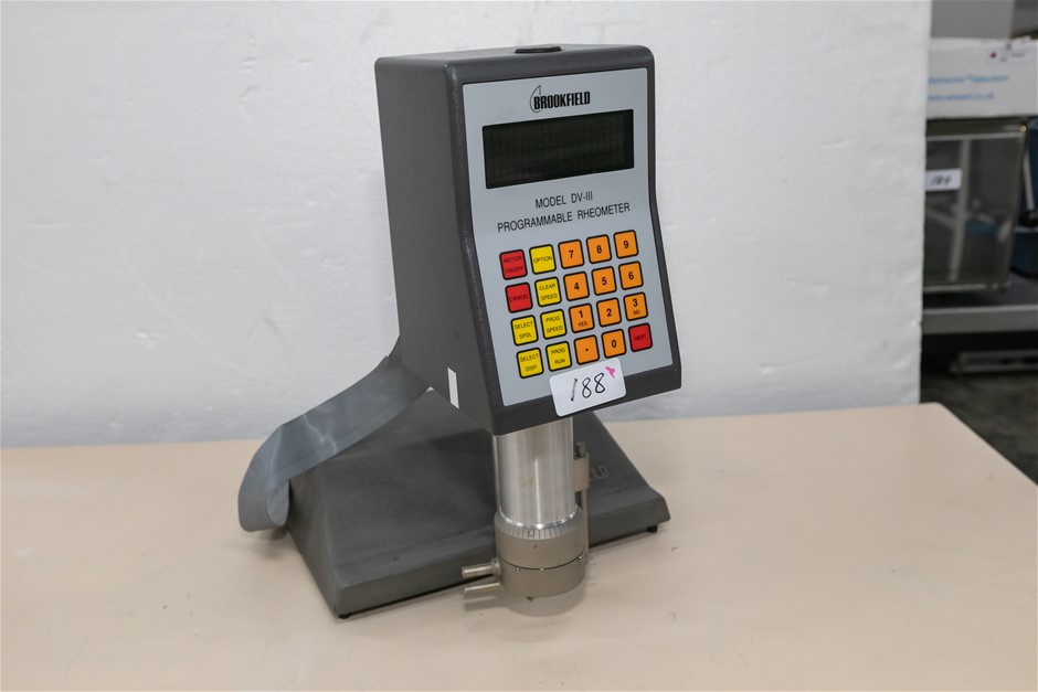 Rheometer Programmable Cone and Plate Type without Spindle